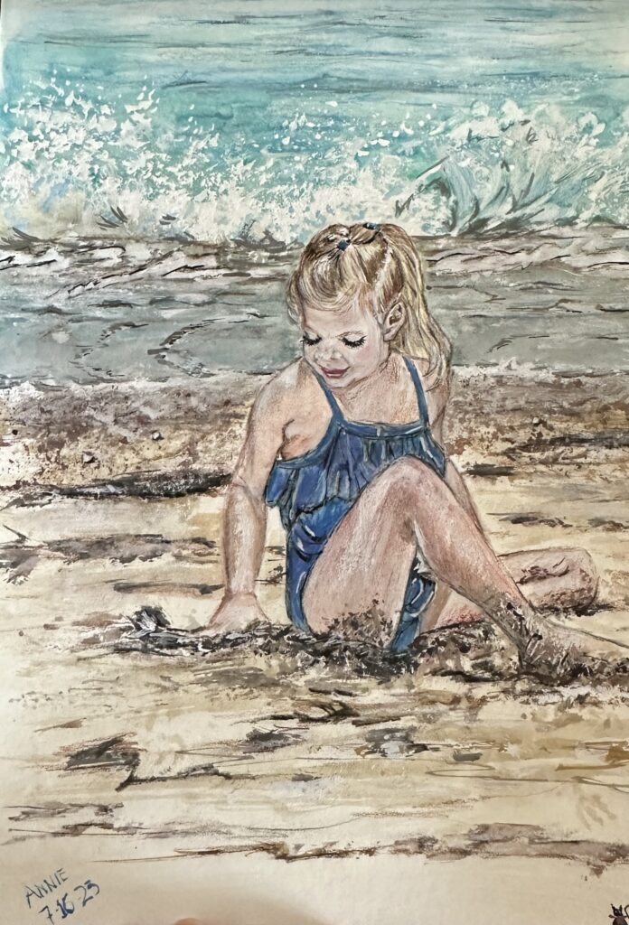 Caroline at the Beach